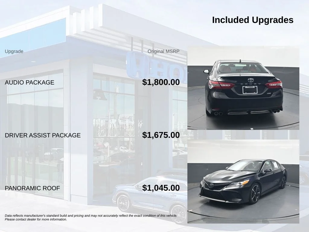 Used 2018 Midnight Black Metallic Toyota XSE image 5