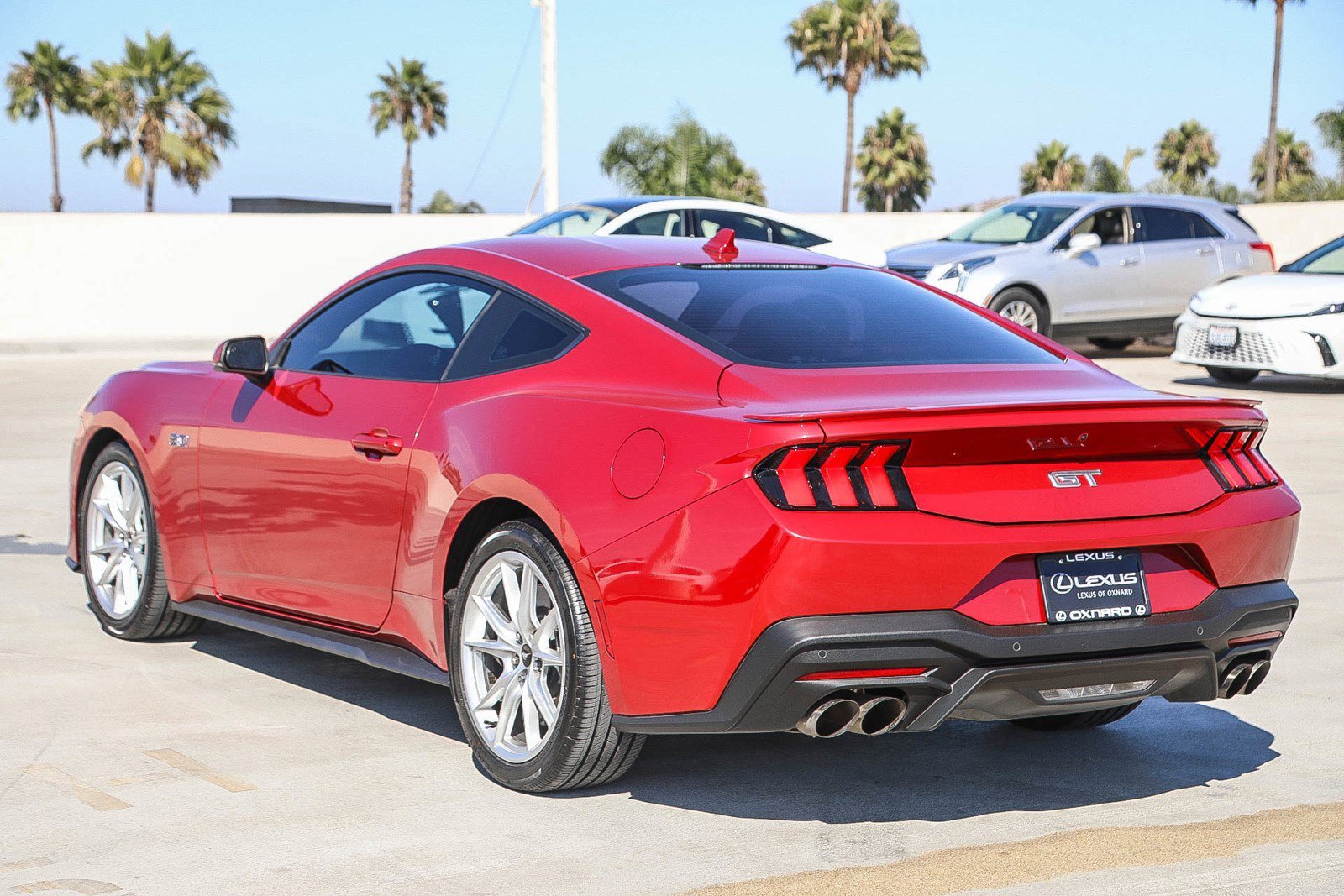 Used 2024 Rapid Red Metallic Tinted Clearcoat Ford GT Premium image 4