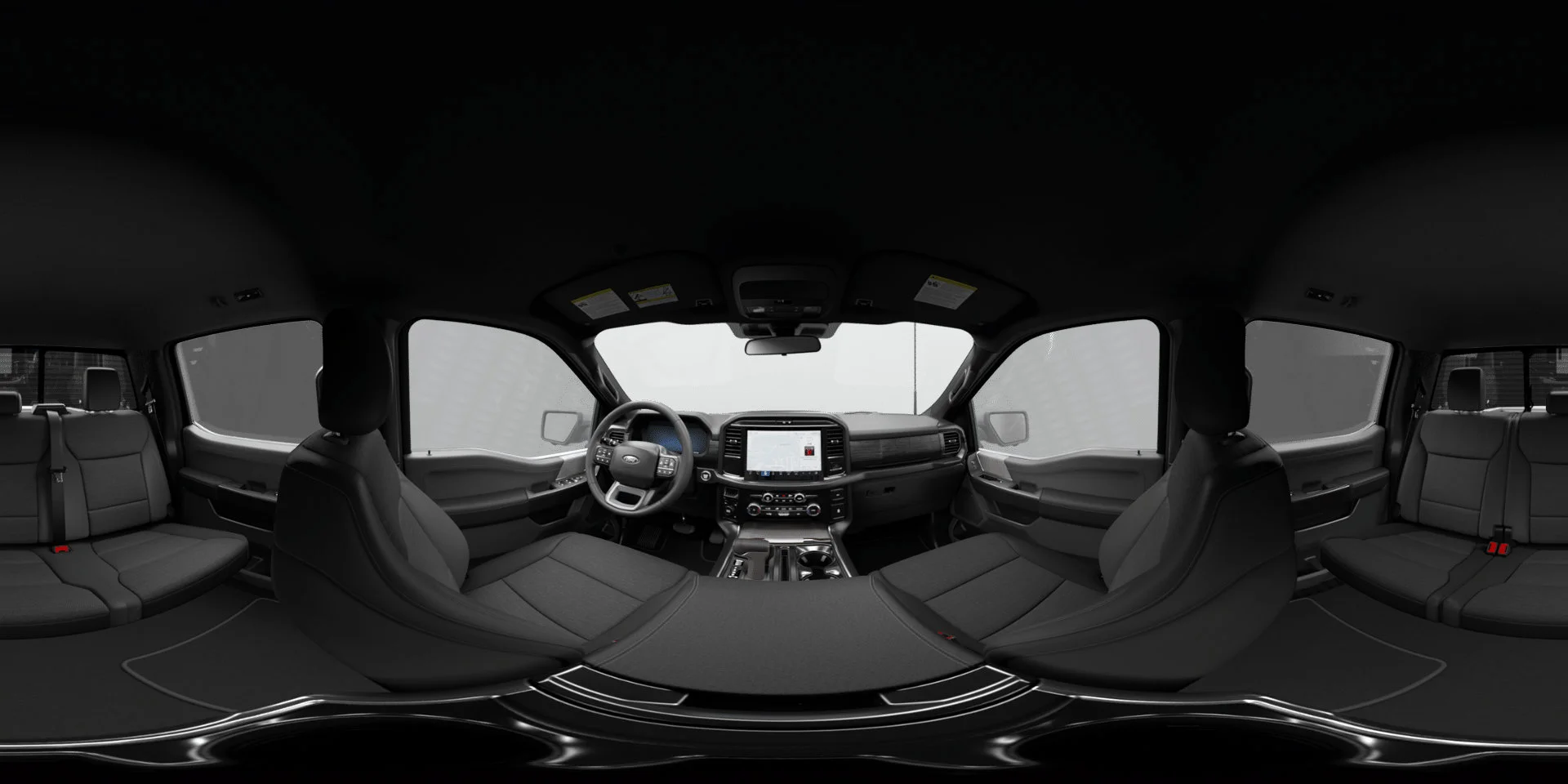 New 2026 Agate Black Metallic Ford XLT image 8