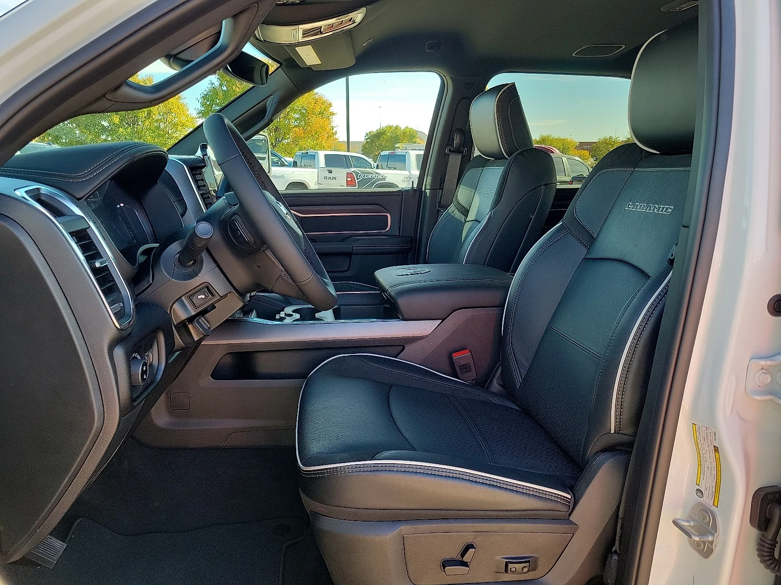 New 2026 Bright White Ram LARAMIE CREW CAB 4X4 6
