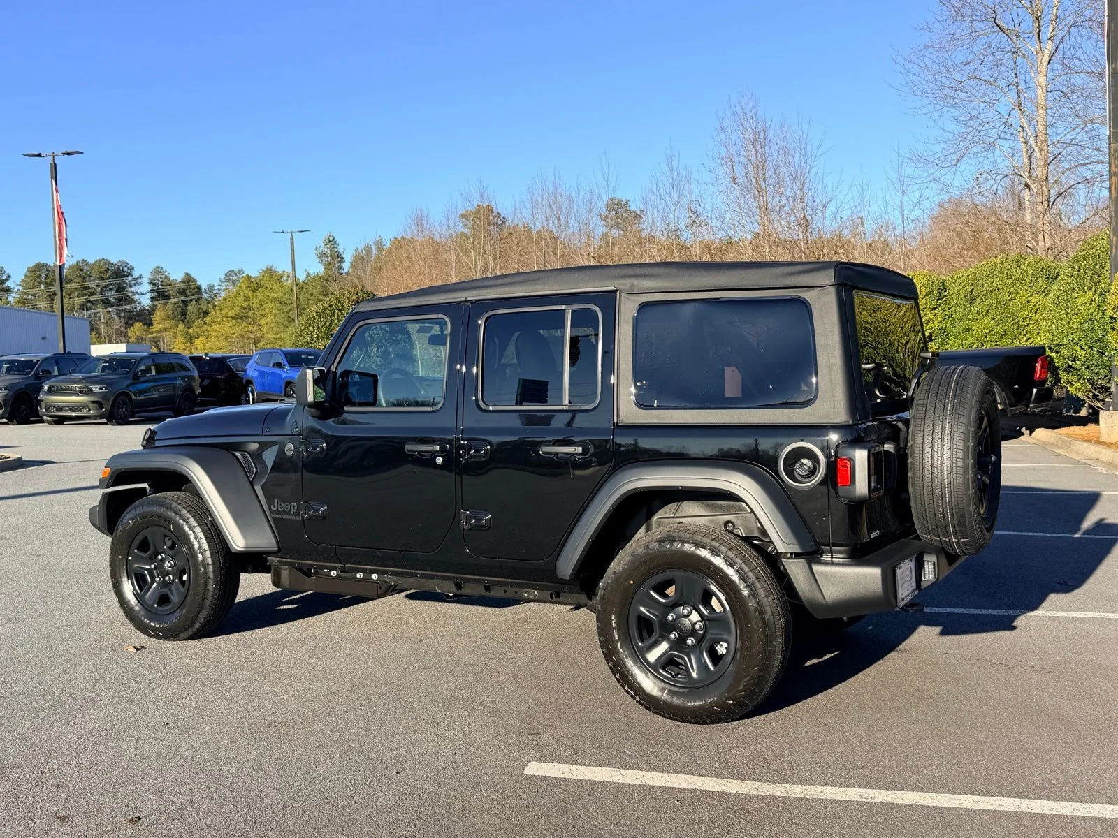 New 2026 Black Clear-Coat Exterior Paint Jeep Sport image 7