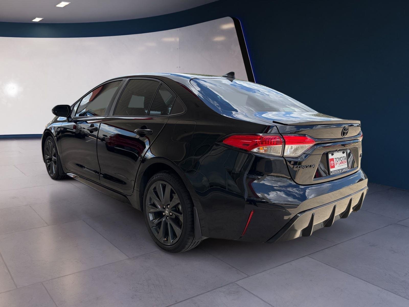 Used 2024 Midnight Black Metallic Toyota SE image 3