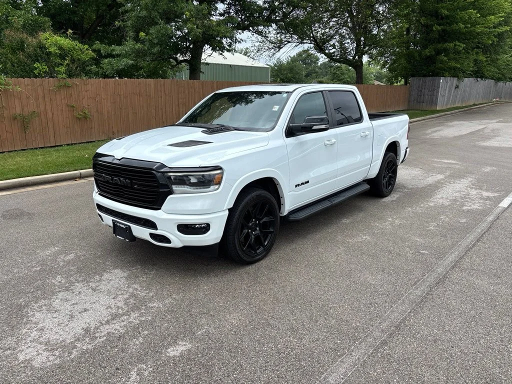 Used 2022 Bright White Clearcoat Ram Laramie image 1