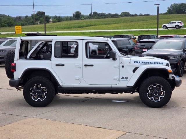 Certified Used 2023 Bright White Clearcoat Jeep Rubicon image 8