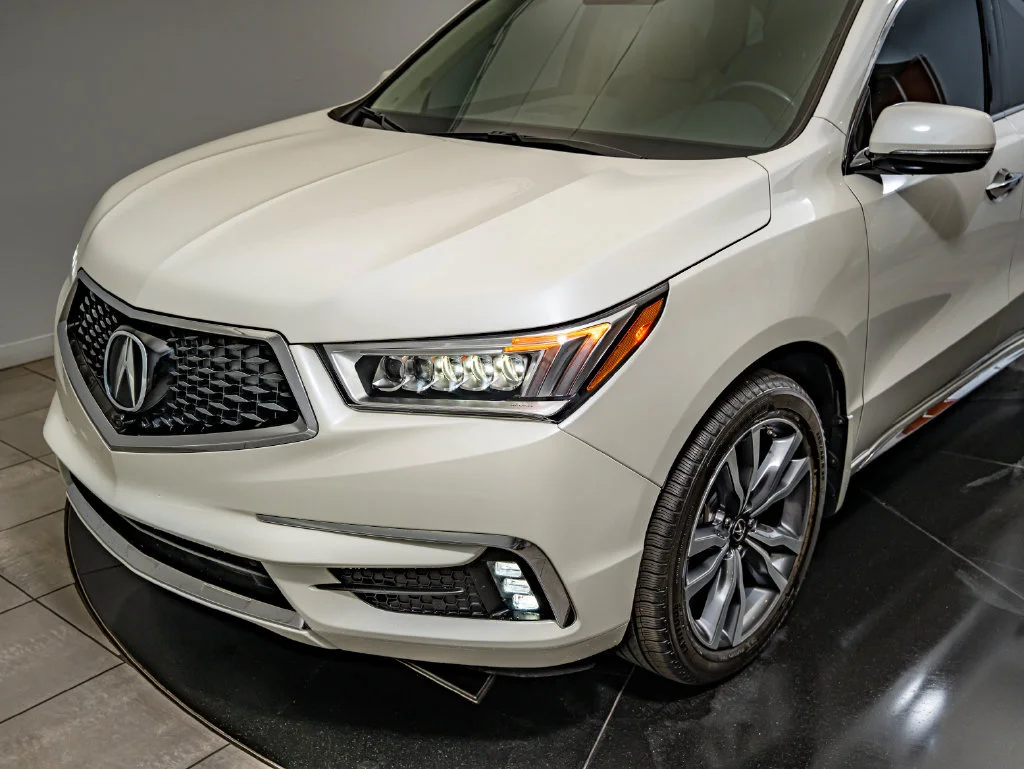 Used 2019 White Diamond Pearl Acura 3.5L Advance Package image 14