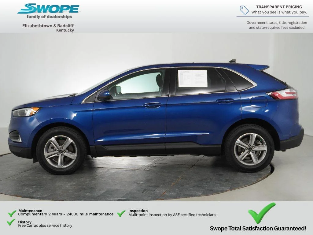 Certified Used 2023 Atlas Blue Ford SEL image 9