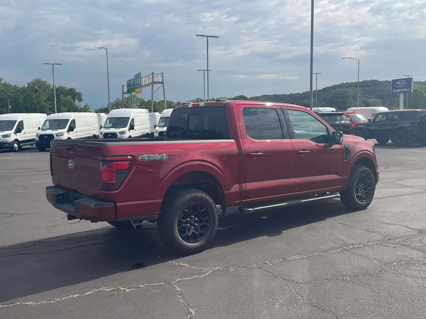 New 2026 Ruby Red Metallic Tinted Clearcoat Ford XLT image 8