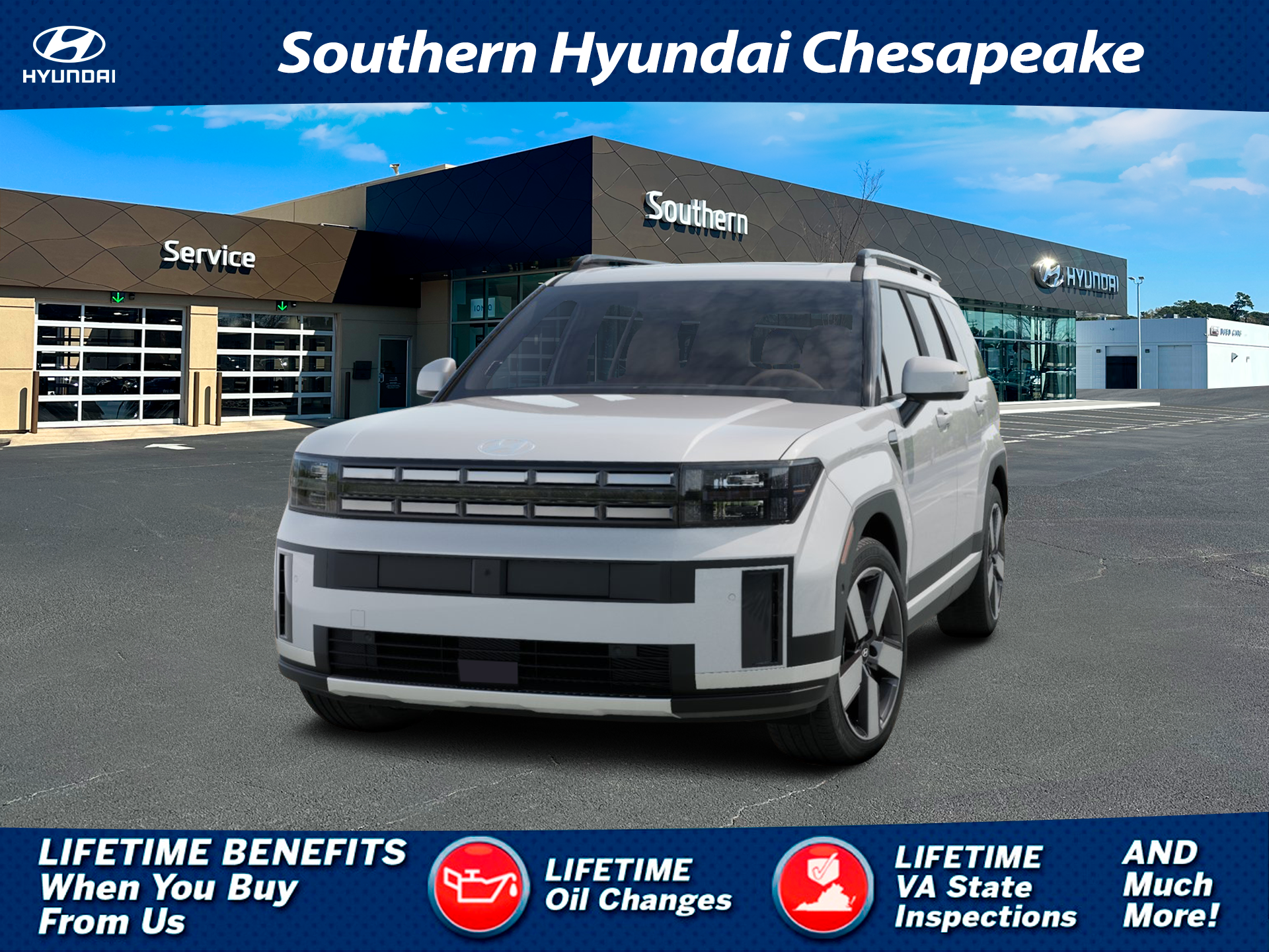 New 2026 White Hyundai Limited FWD image 1