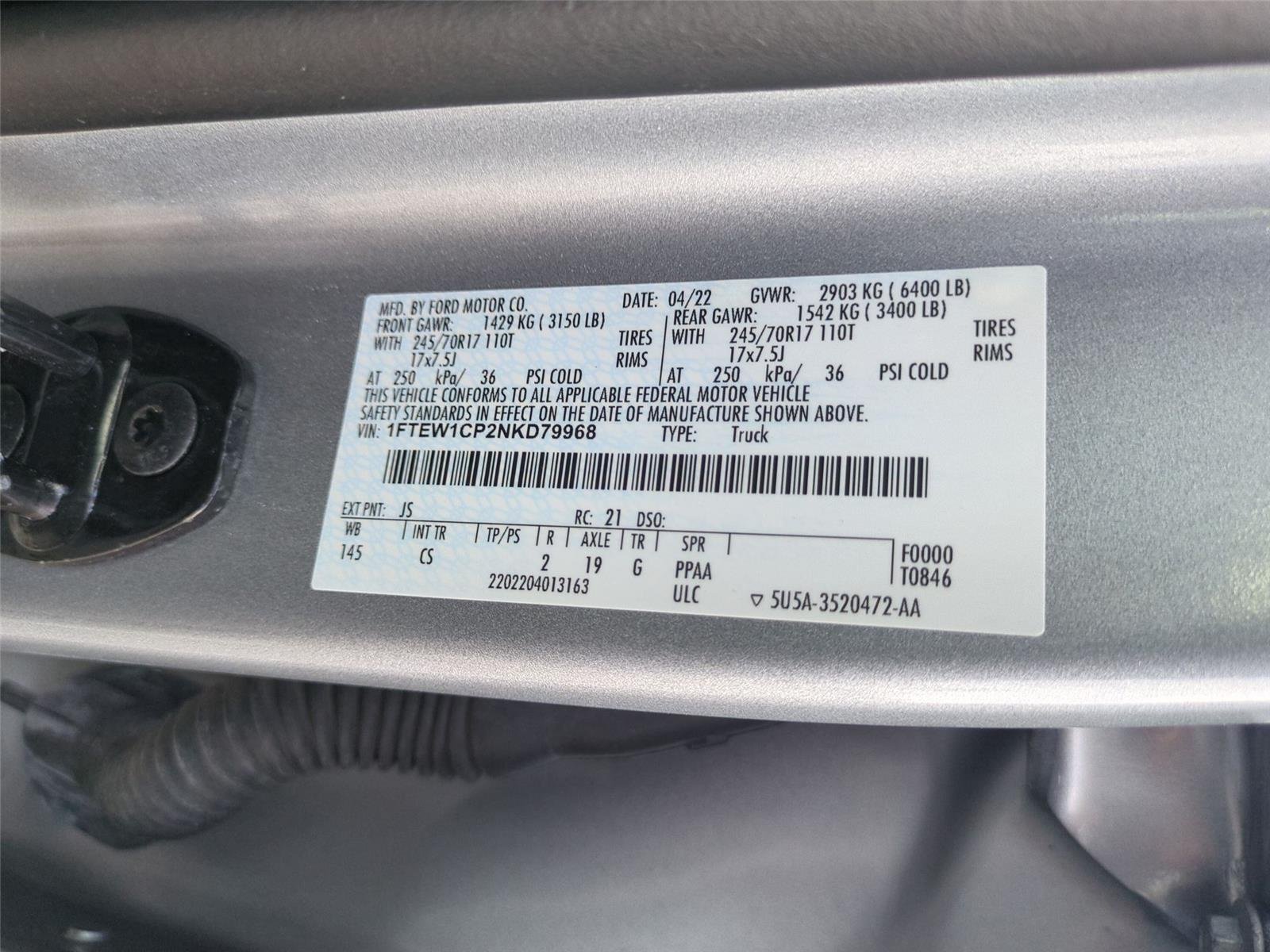 Used 2022 Iconic Silver Ford XL image 39