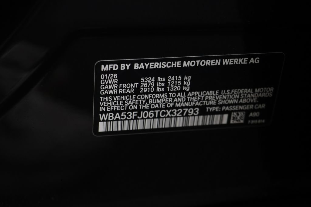 New 2026 Dark Graphite Metallic BMW 530i xDrive image 25