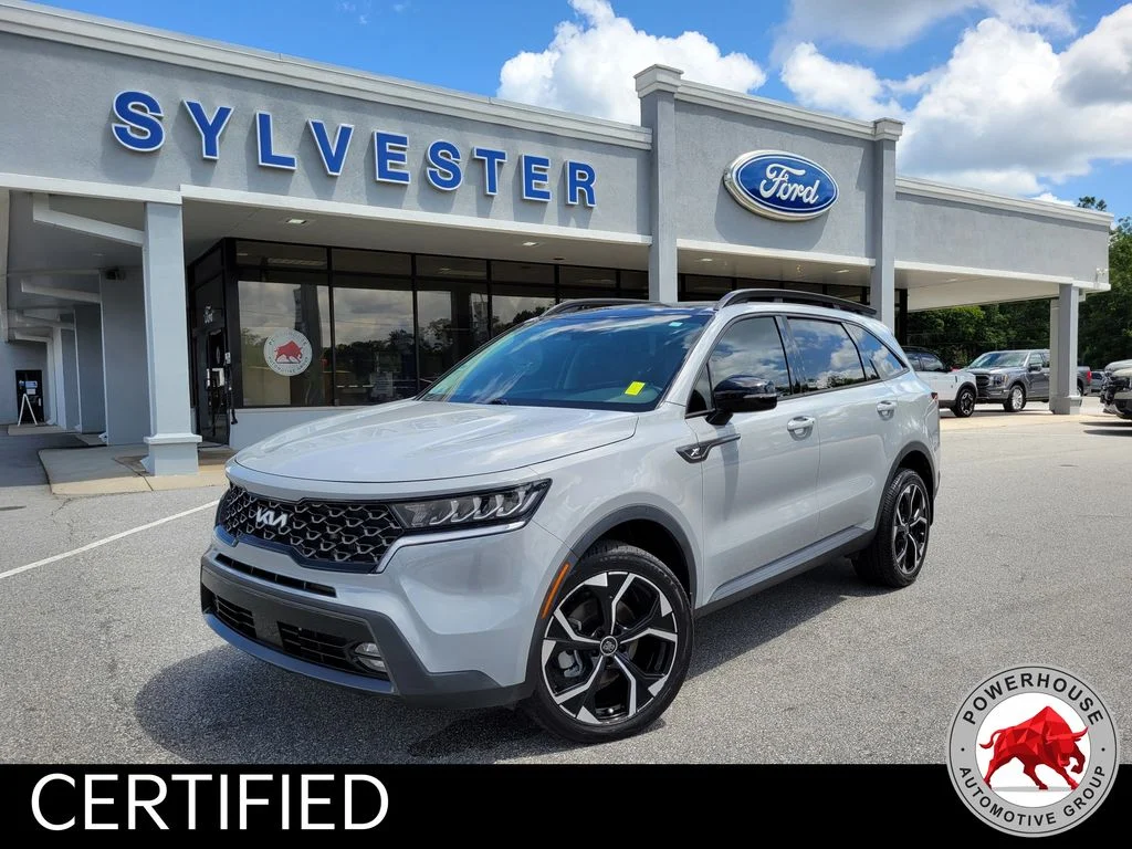 Used 2023 Gray Kia X-Line EX image 1