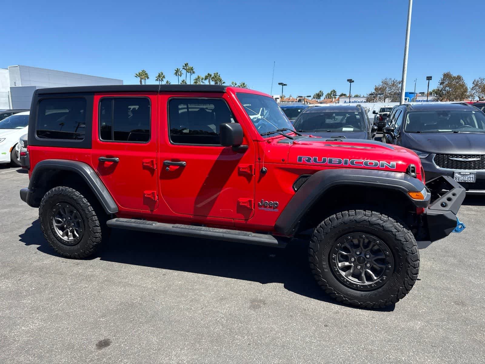 Used 2021 Firecracker Red Clearcoat Jeep Unlimited Rubicon image 11