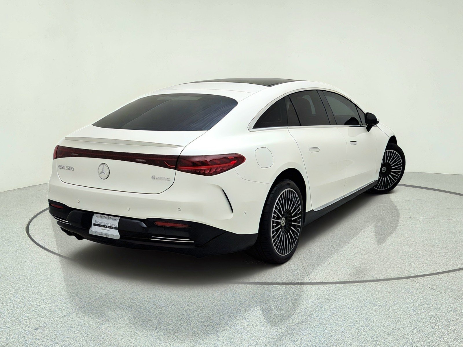 Certified Used 2023 MANUFAKTUR Diamond White Mercedes-Benz EQS 580 image 9