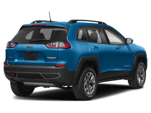 Used 2019 Hydro Blue Pearlcoat Jeep Trailhawk image 2