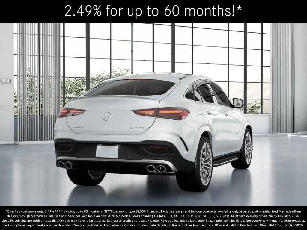 New 2026 MANUFAKTUR Moonlight White Metallic Mercedes-Benz AMG® GLE 53 4MATIC+ Coupe image 65