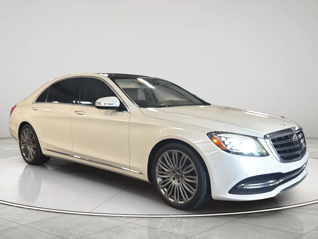 Used 2019 designo Diamond White Mercedes-Benz S 450V image 7
