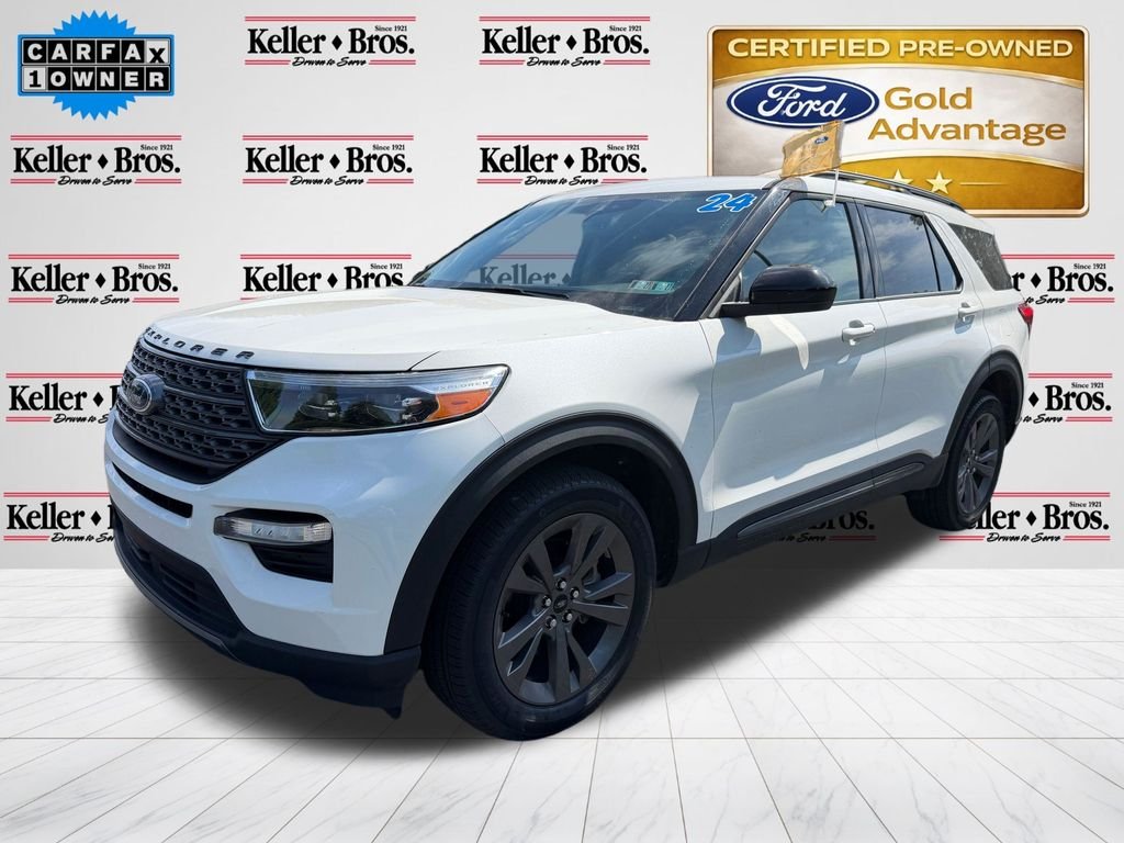 Certified Used 2024 White Ford XLT image 3