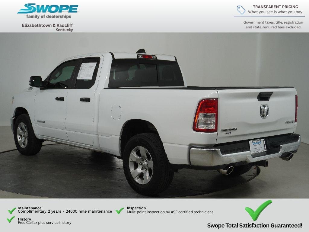 Used 2023 Bright White Clearcoat Ram Big Horn image 5