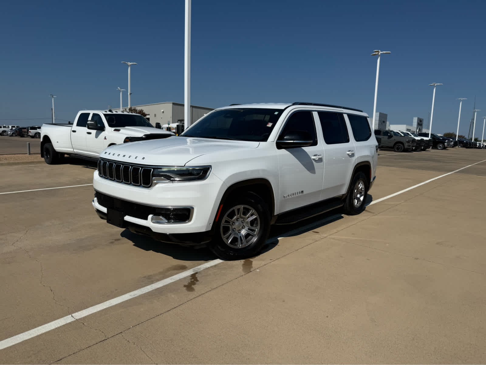Used 2024 Bright White Clearcoat Jeep  image 2