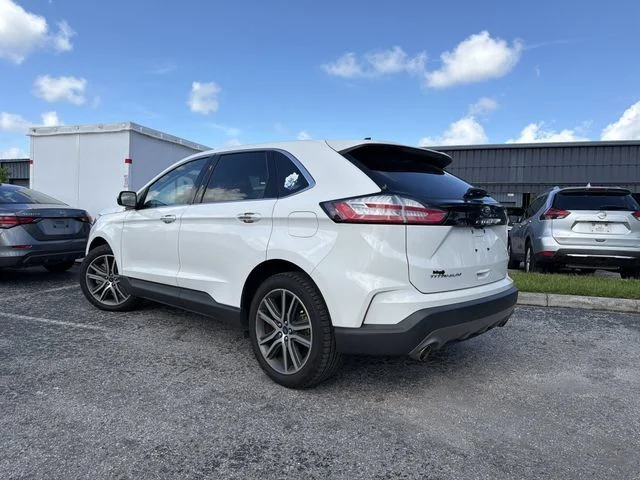 Used 2021 White Ford Titanium image 3