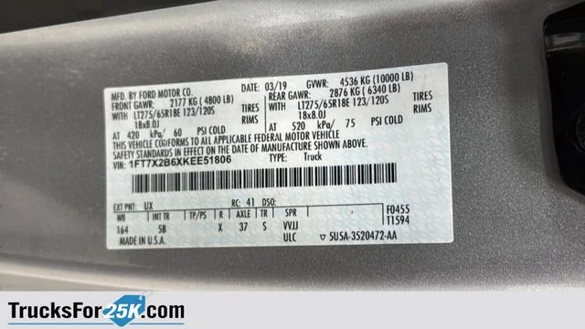 Used 2019 Ingot Silver Ford Lariat image 28