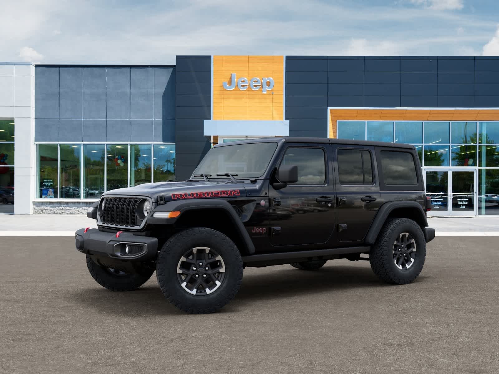 New 2026 Black Clearcoat Jeep Rubicon image 2
