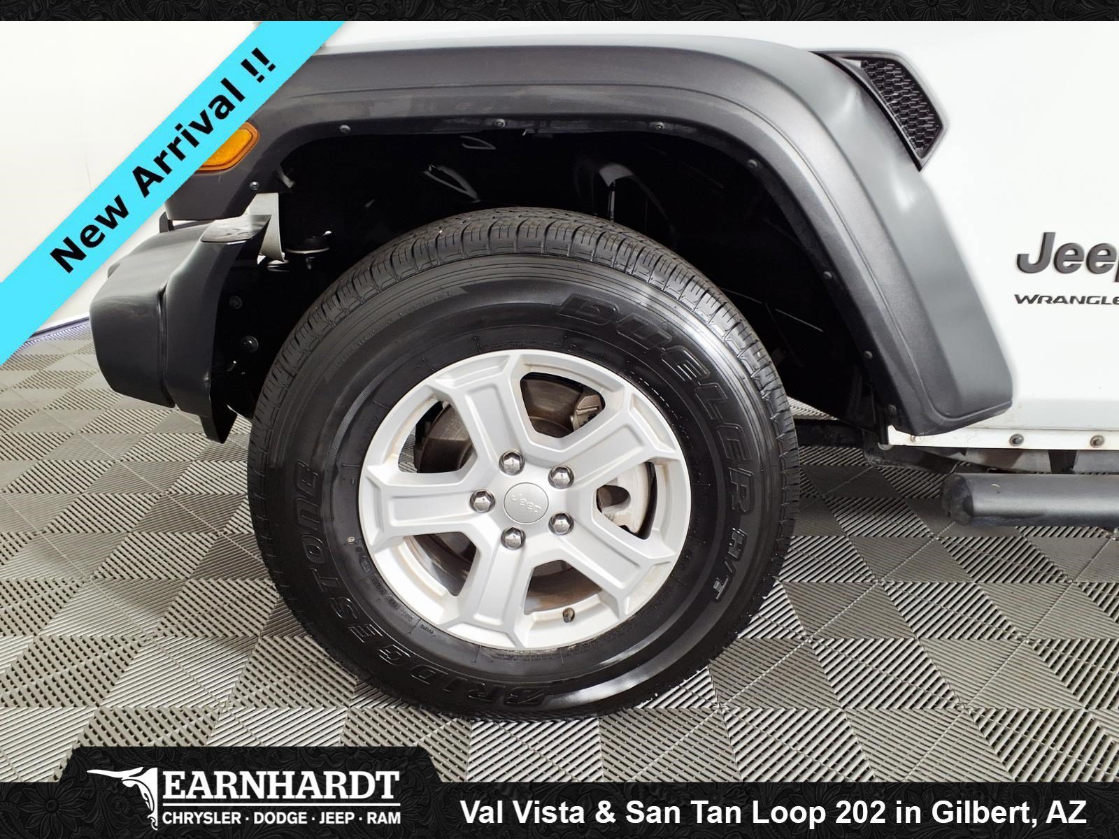 Certified Used 2022 Bright White Clearcoat Jeep Sport S image 7