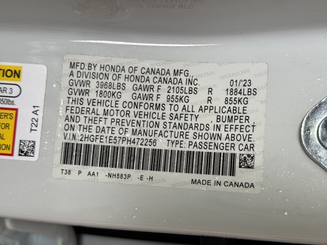 Used 2023 White Honda  image 28