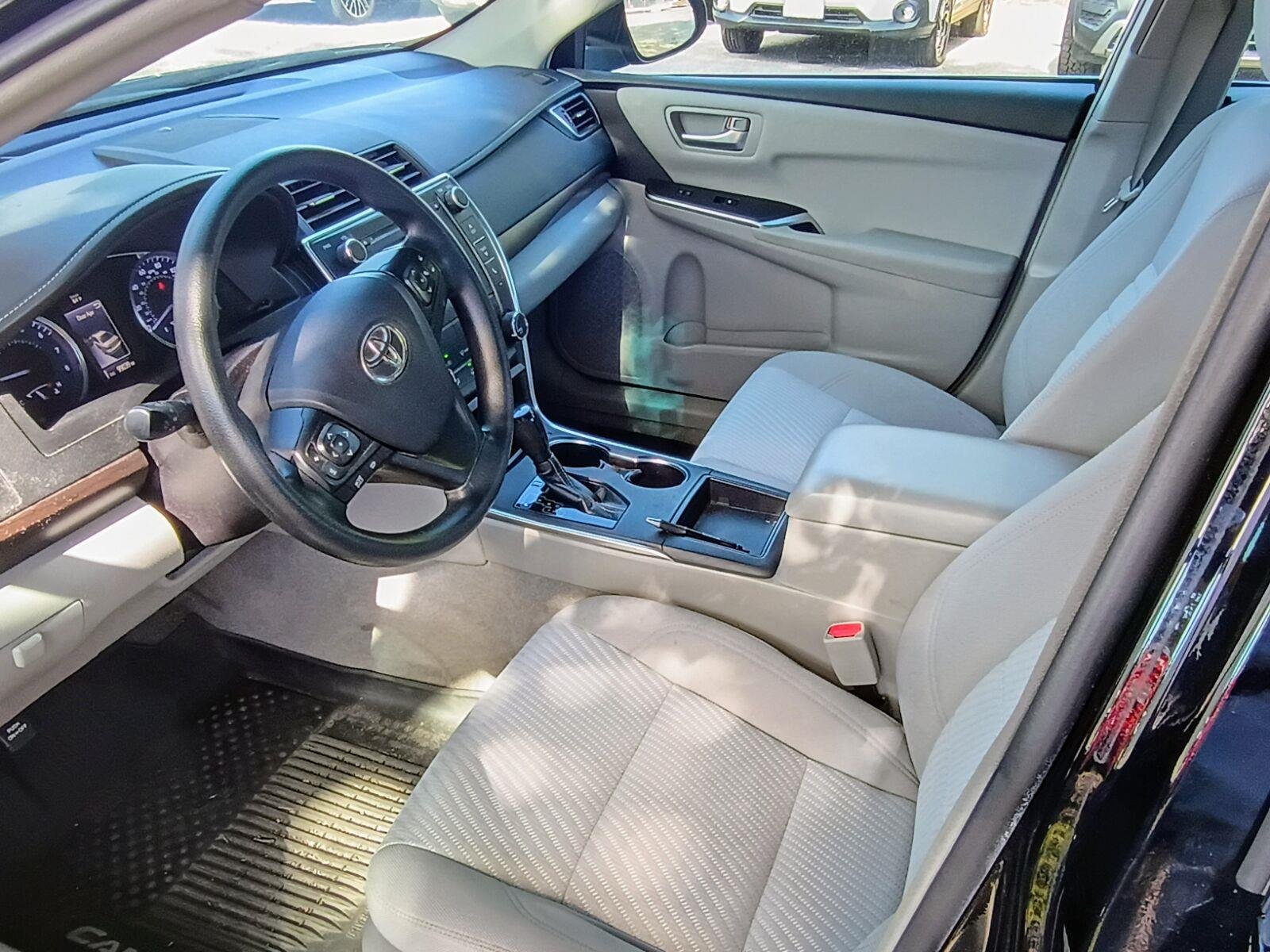 Used 2017 Midnight Black Metallic Toyota LE image 4
