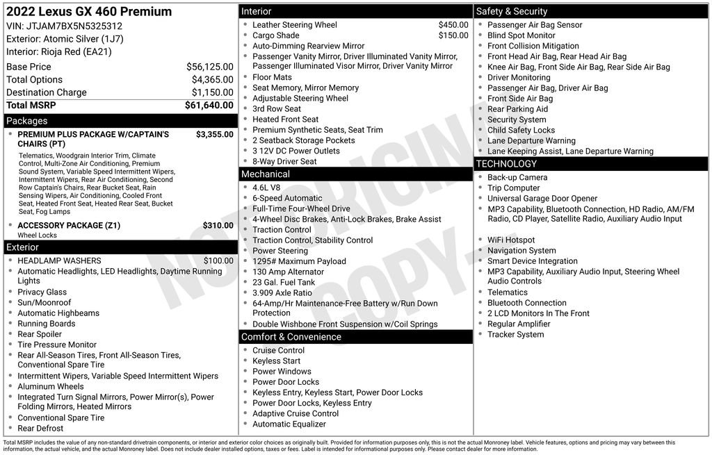 Used 2022 Silver Lexus 460 image 31