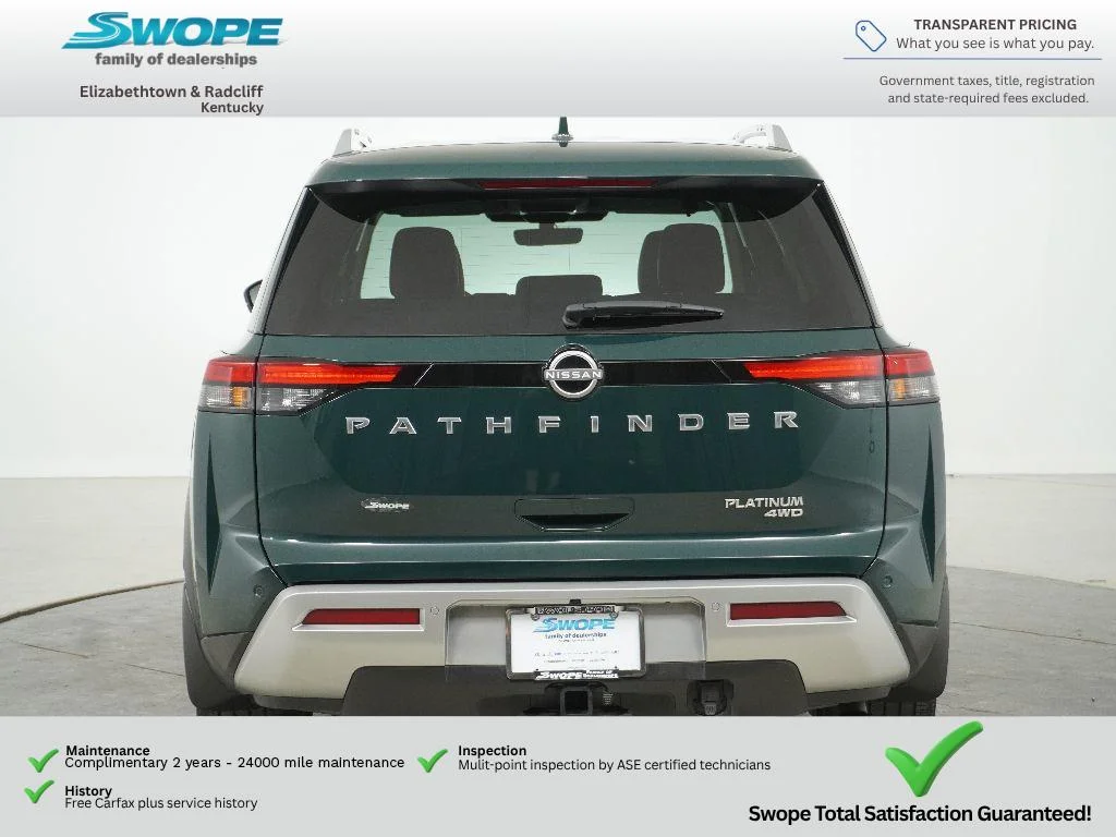Used 2025 Obsidian Green Pearl Nissan Platinum image 5