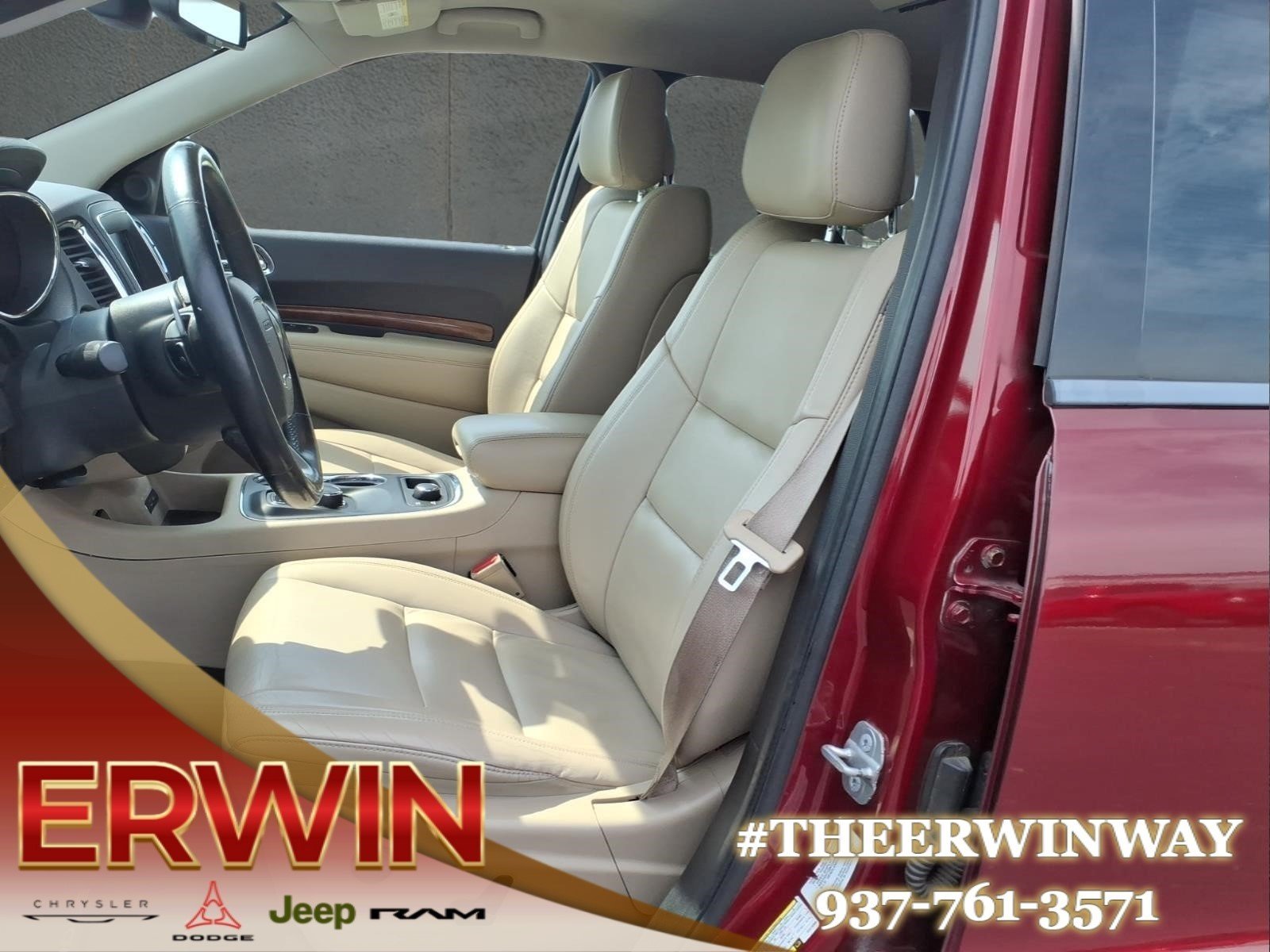 Used 2014 Deep Cherry Red Crystal Pearl Coat Dodge Limited image 12