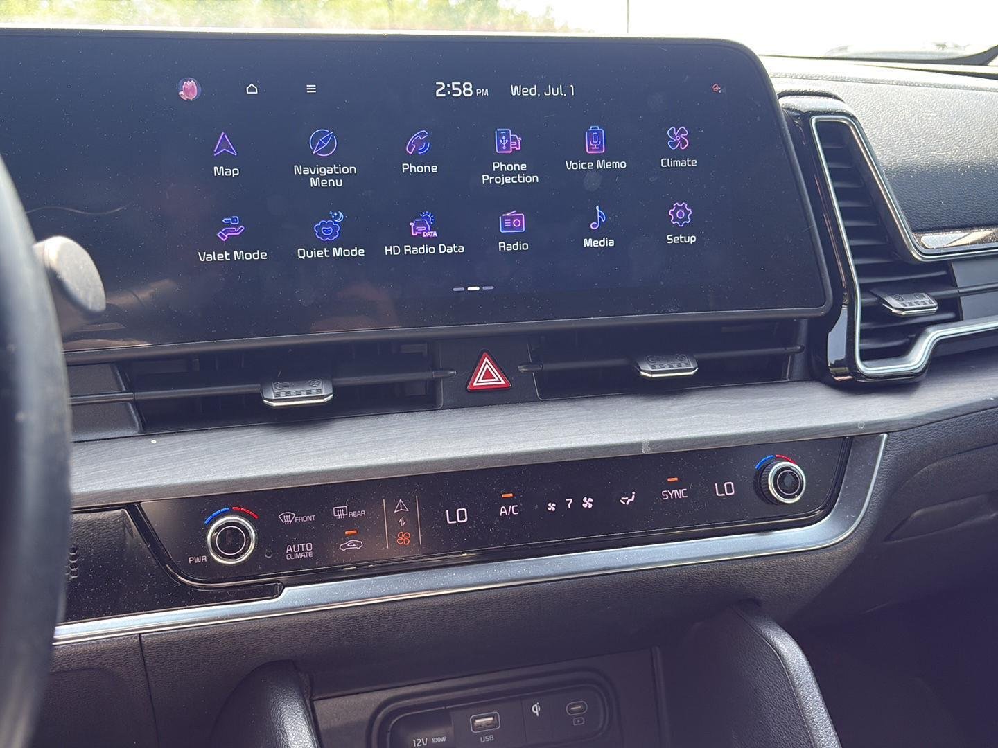 Used 2024 Ebony Black Kia X-Line image 8