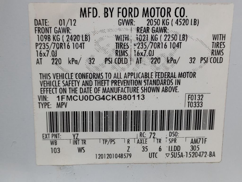 Used 2012 White Ford XLT image 32