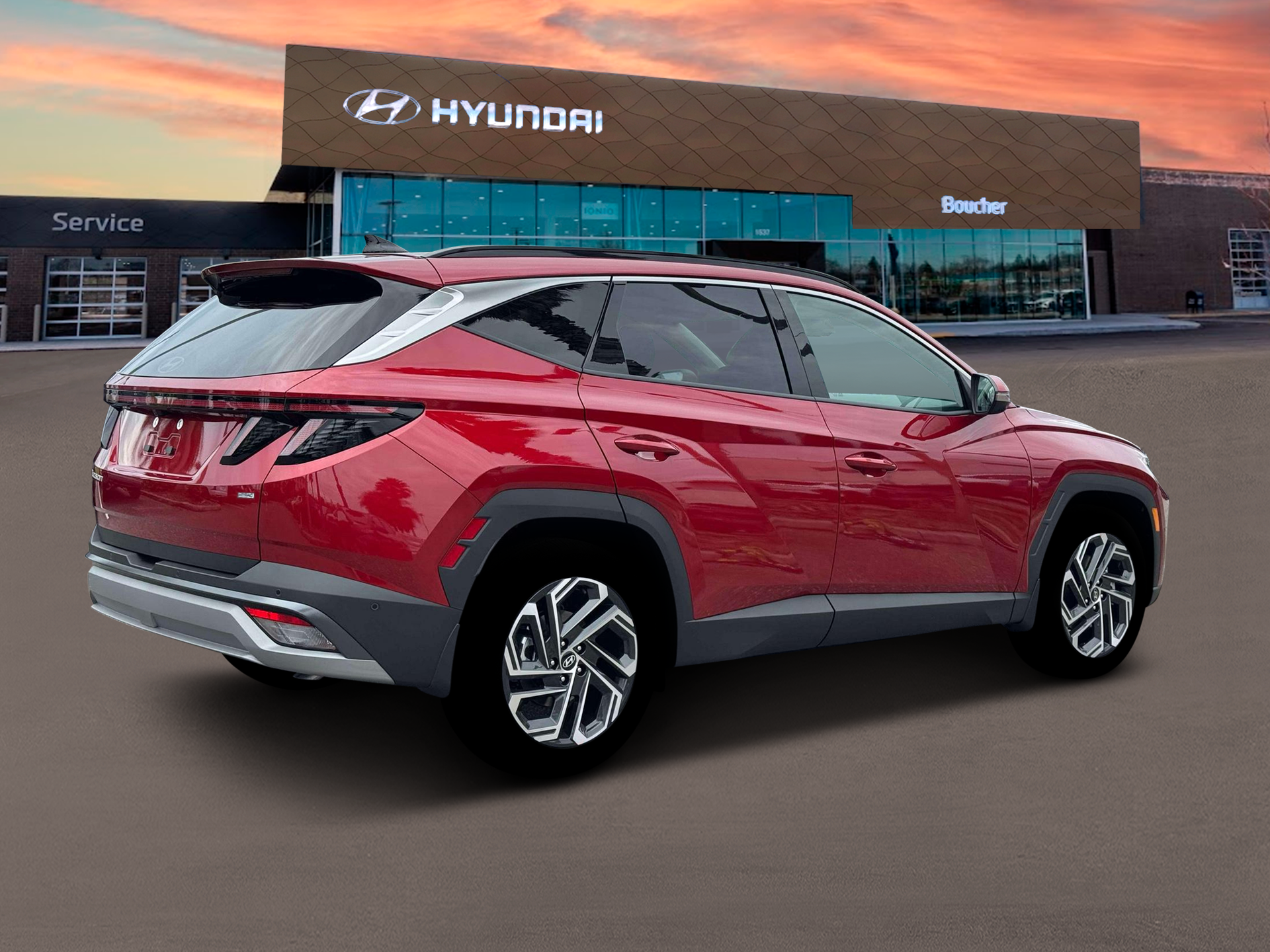 New 2026 Ultimate Red Hyundai Limited AWD image 8