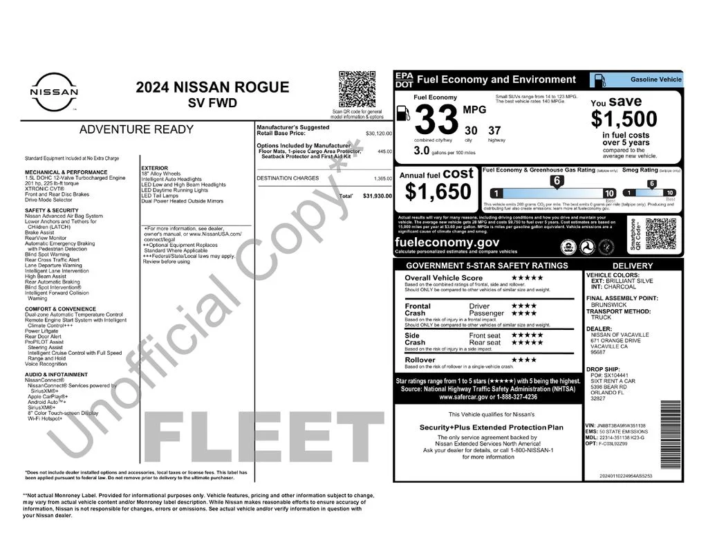 Used 2024 Silver Nissan SV image 16
