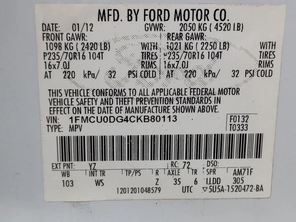 Used 2012 White Ford XLT image 32