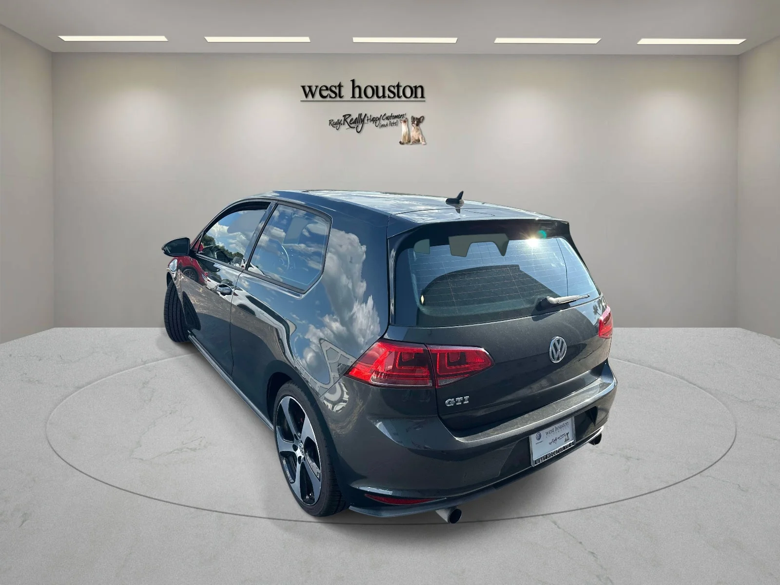 Used 2015 Carbon Steel Gray Metallic Volkswagen 2dr HB DSG S image 9