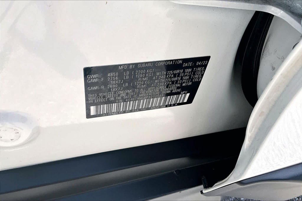 Used 2023 White Subaru Limited image 37