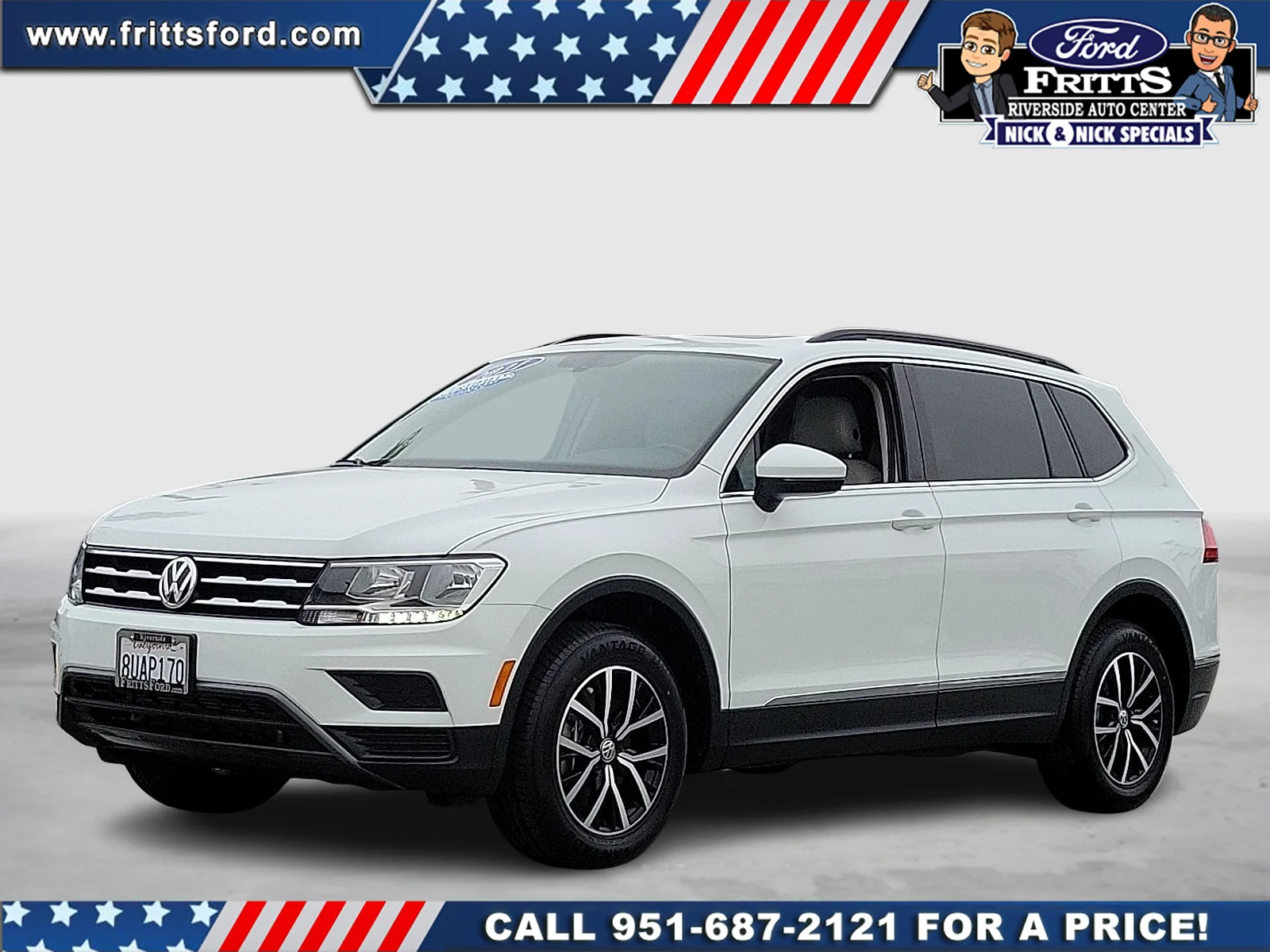 Certified Used 2021 Pure White Volkswagen 2.0T SE image 1