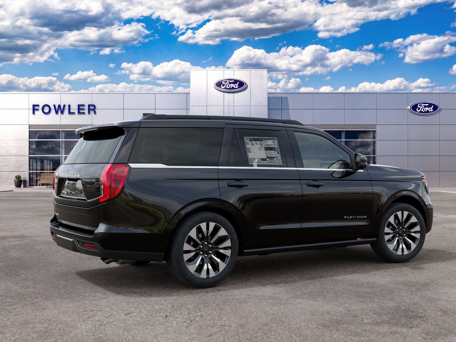 New 2027 Agate Black Metallic Ford Platinum image 38