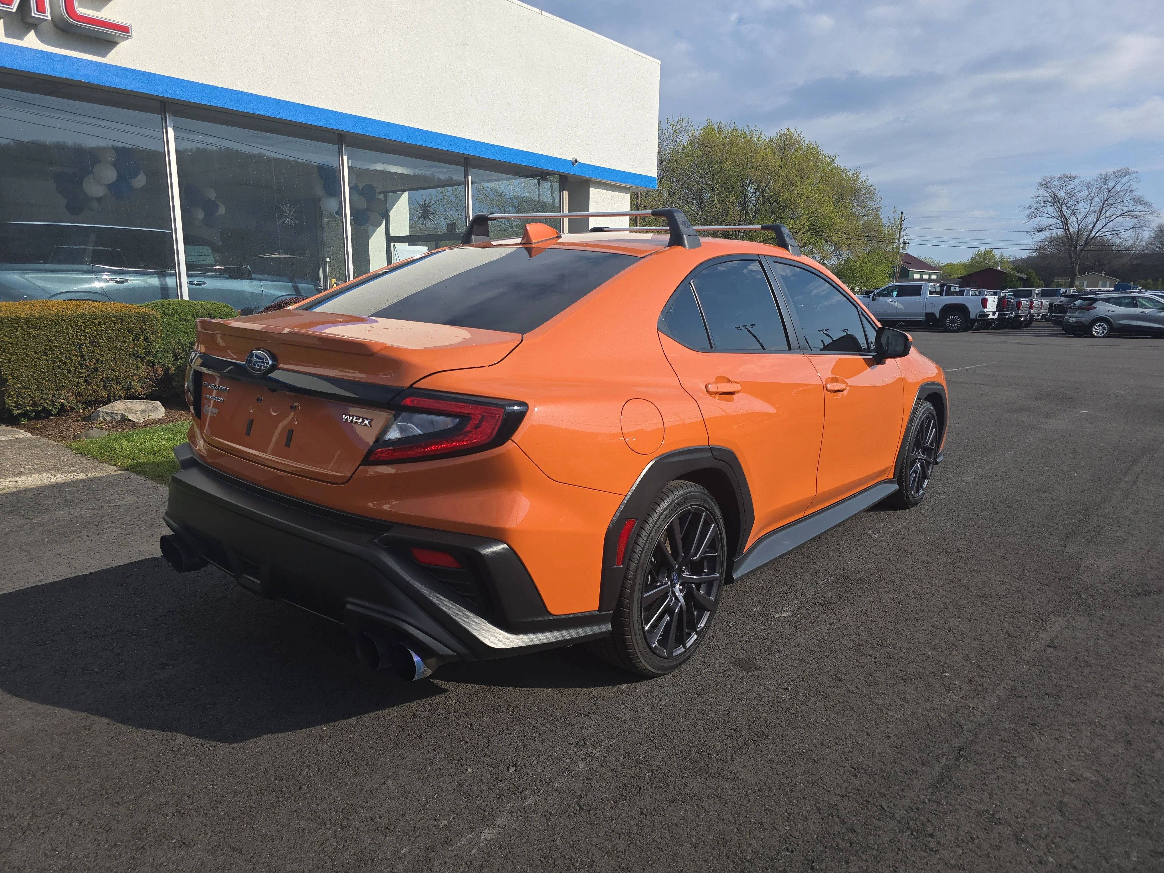 Used 2023 Solar Orange Pearl Subaru Premium image 3