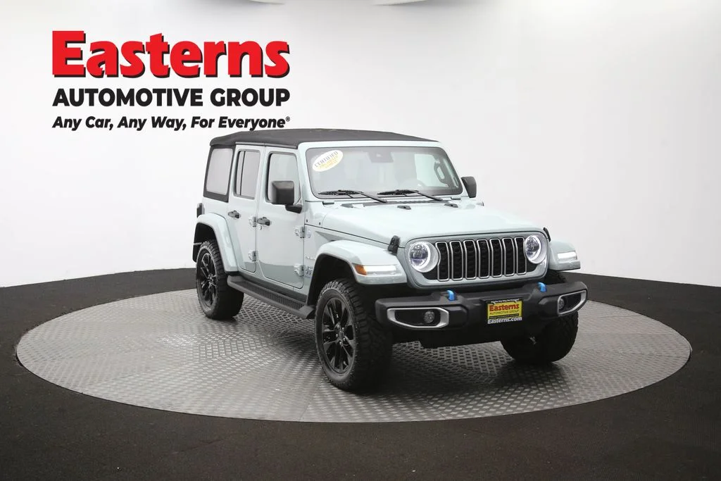 Used 2024 Gray Jeep Sahara 4xe image 50