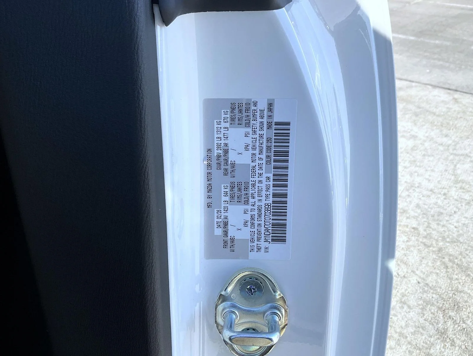 New 2026 Snowflake White Pearl Mazda Grand Touring image 21