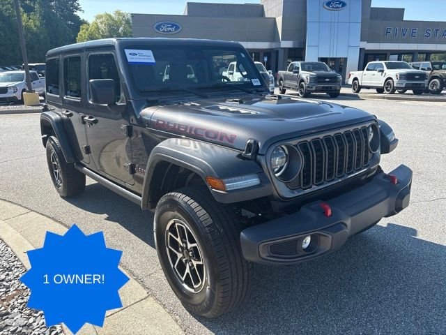 Certified Used 2024 Granite Crystal Clearcoat Metallic Jeep Rubicon image 2