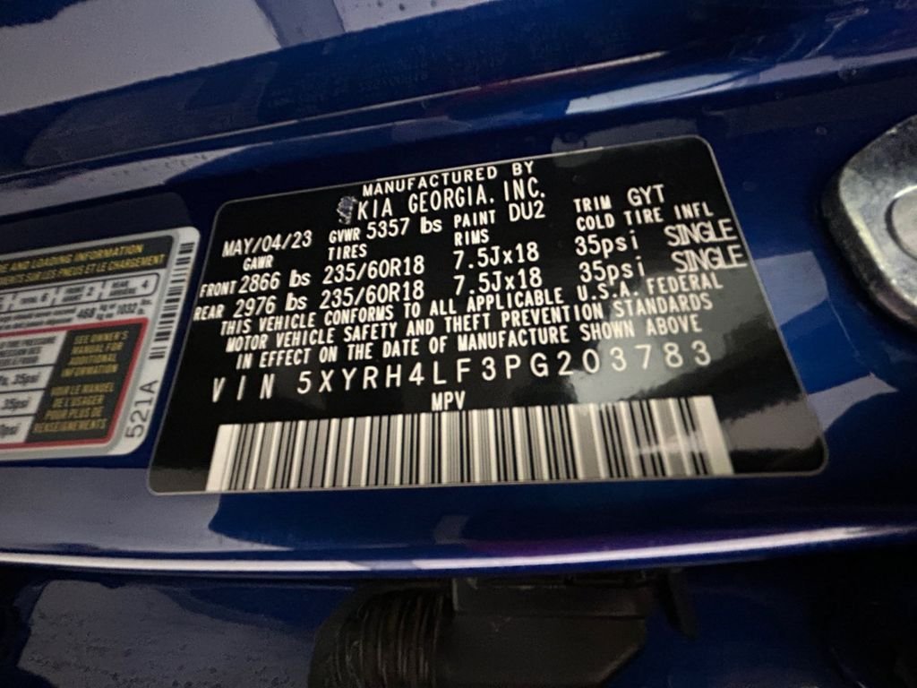 Used 2023 Blue Kia EX image 20