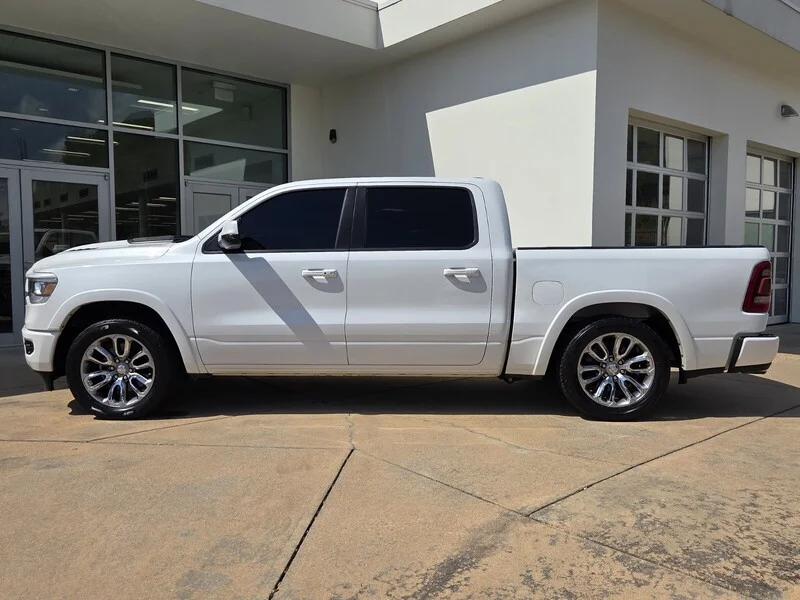 Used 2020 Ivory White RAM LARAMIE 4X2 CREW CAB 5