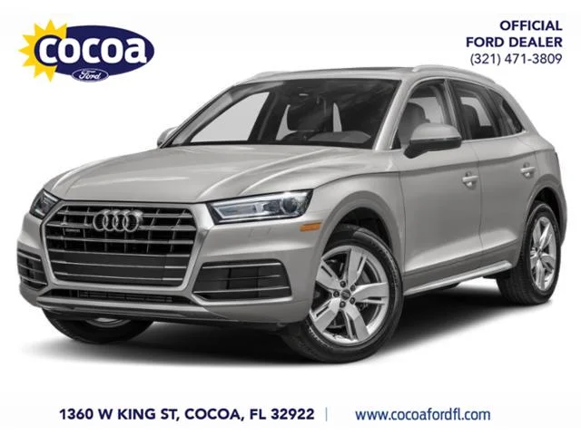Used 2019 Moonlight Blue Metallic Audi Premium image 1