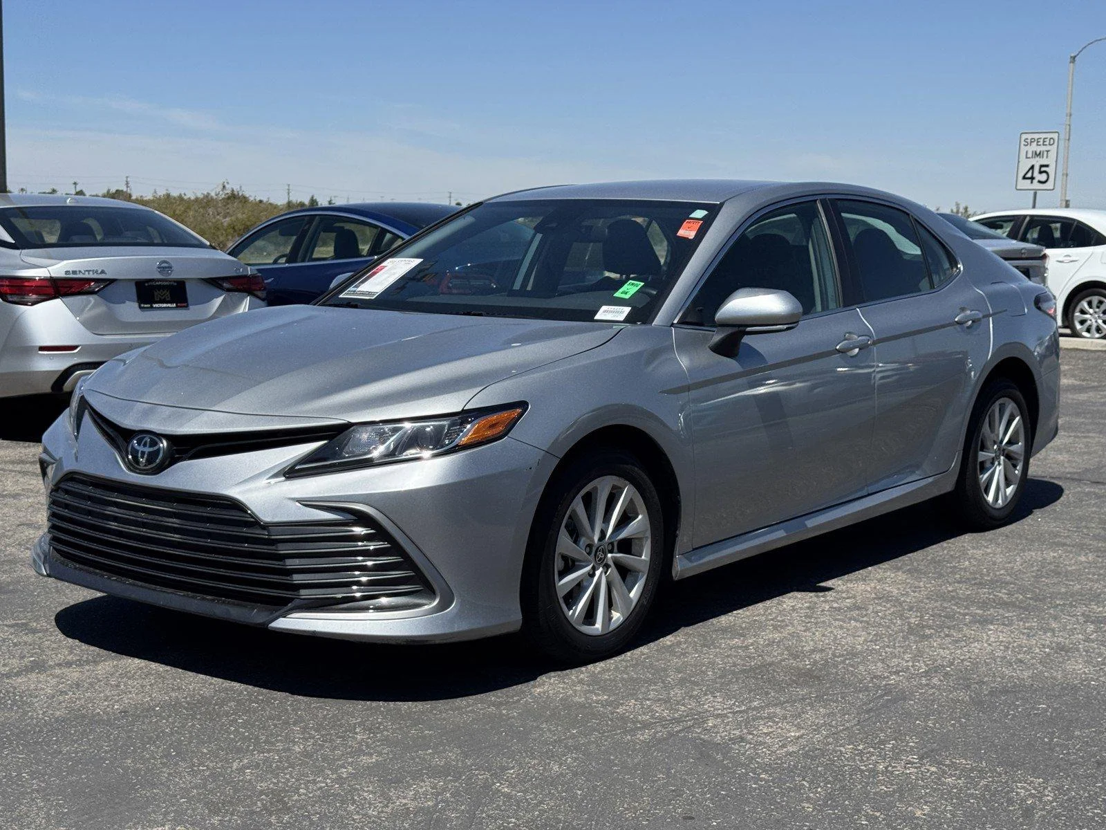 Used 2024 Celestial Silver Toyota LE image 3