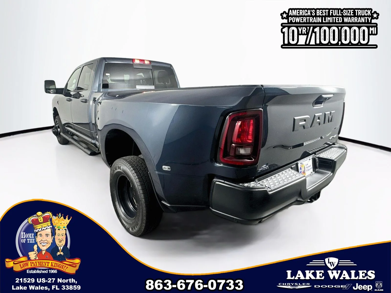 New 2026 Forged Blue Metallic Exterior Paint RAM TRADESMAN image 5